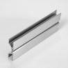 Canto Rodapé Aluminio Articulado 15 cm
